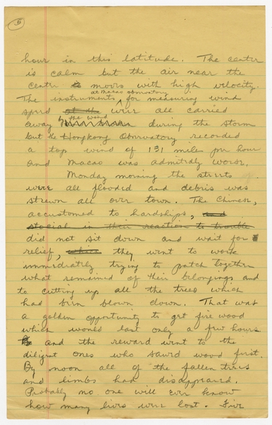 Image: correspondence: Harold M. Bixby, family circular letter