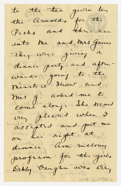 Image: correspondence: Harold M. Bixby to Debby Bixby