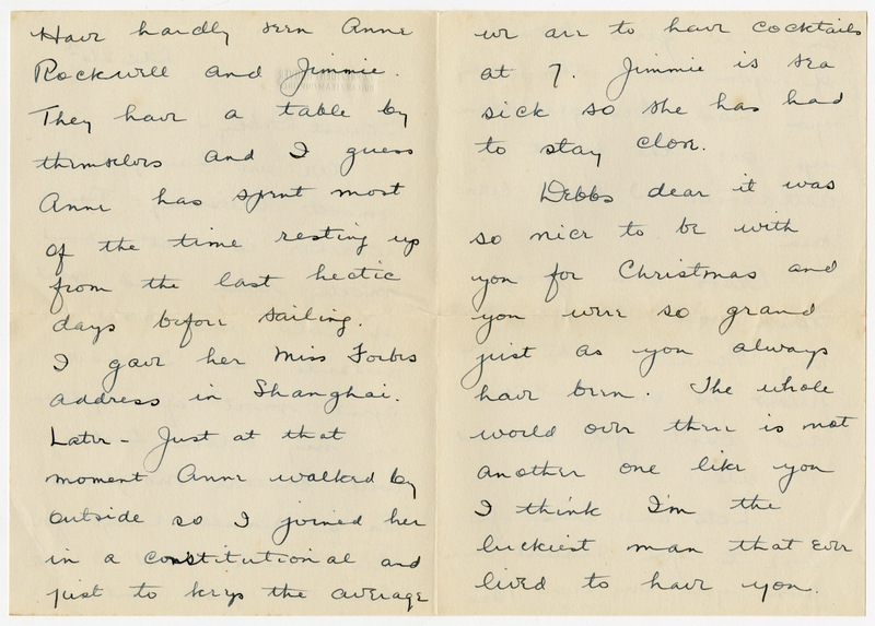 Image: correspondence: Harold M. Bixby to Debby Bixby