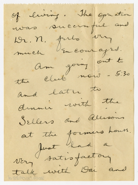 Image: correspondence: Harold M. Bixby to Debby Bixby