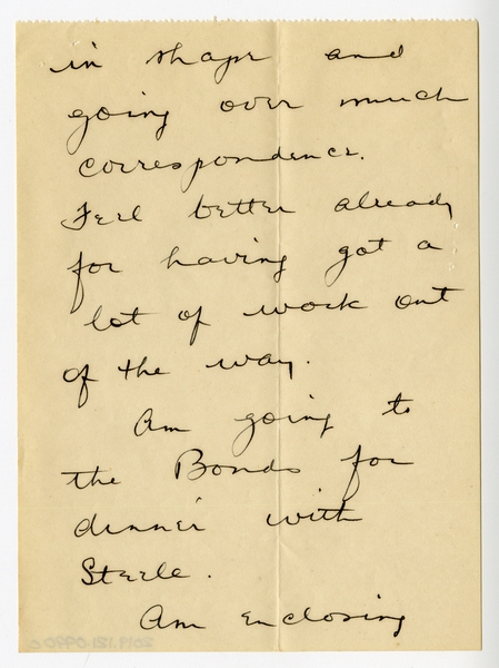 Image: correspondence: Harold M. Bixby to Debby Bixby
