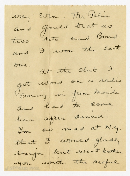 Image: correspondence: Harold M. Bixby to Debby Bixby