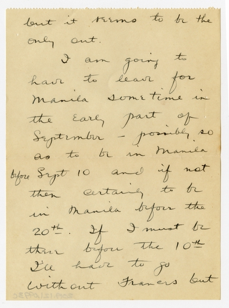 Image: correspondence: Harold M. Bixby to Debby Bixby