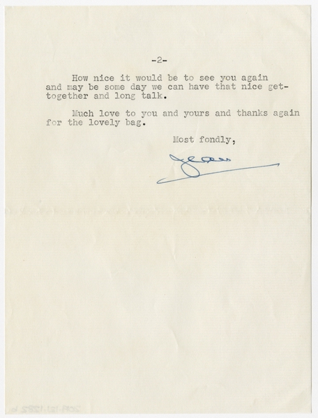 Image: correspondence: Jean MacArthur to Debby Bixby