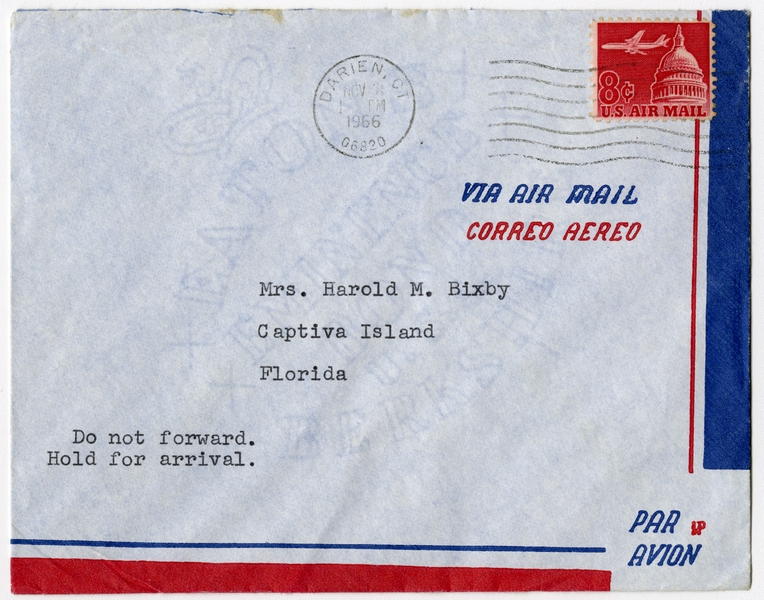 Image: correspondence: Charles A. Lindbergh to Debby Bixby