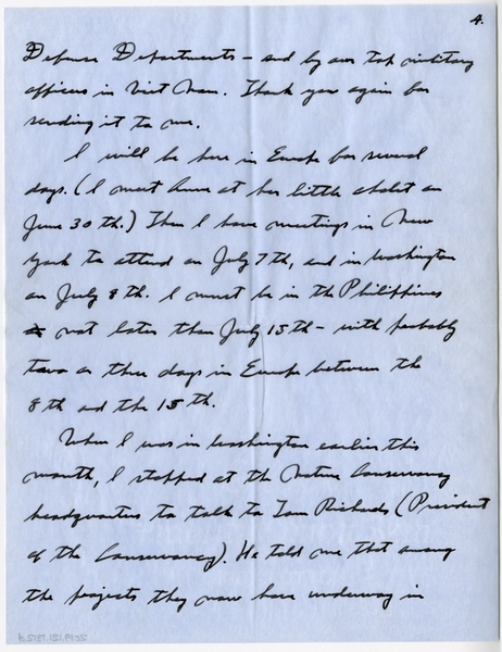 Image: correspondence: Charles A. Lindbergh to Debby Bixby