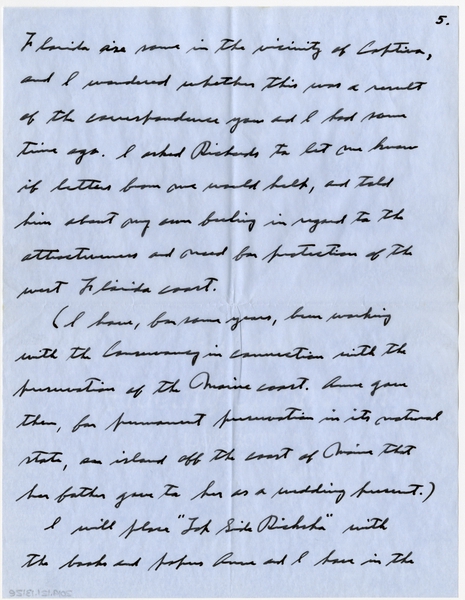 Image: correspondence: Charles A. Lindbergh to Debby Bixby