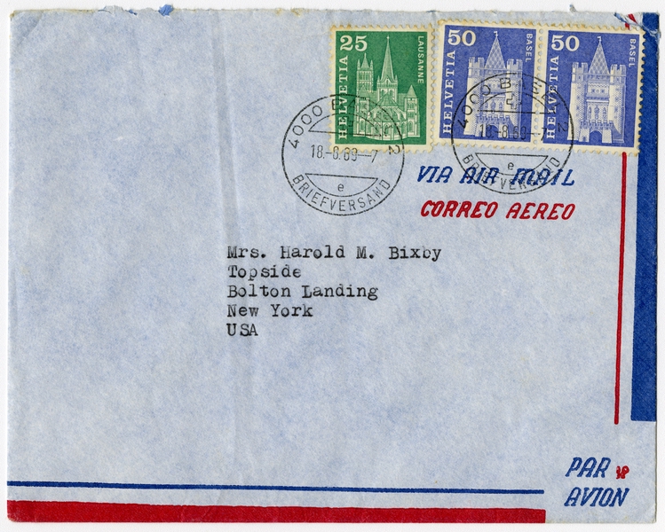 Image: correspondence: Charles A. Lindbergh to Debby Bixby, William Leary, Jr.