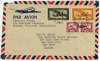 Image: airmail flight cover: 