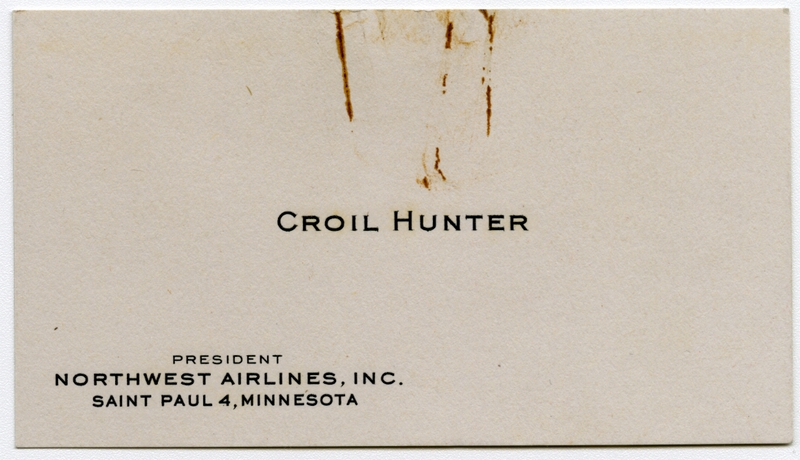 Image: airmail flight cover: Northwest Airlines, first transcontinental flight, Seattle-Portland to Detroit-New York