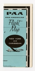 Image: route map: Pan American World Airways, New York and Caribbean