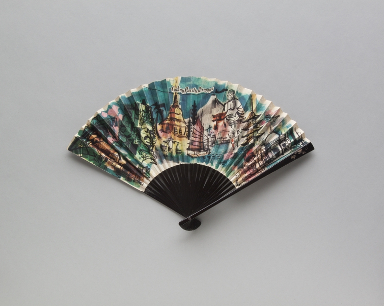 Image: folding fan: Cathay Pacific Airways