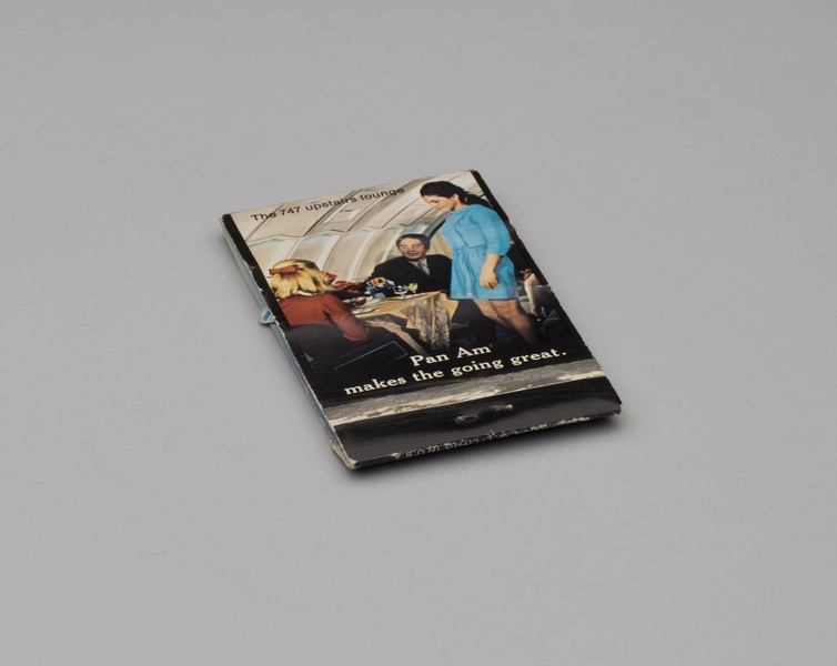 Image: matchbook: Pan American World Airways, Boeing 747