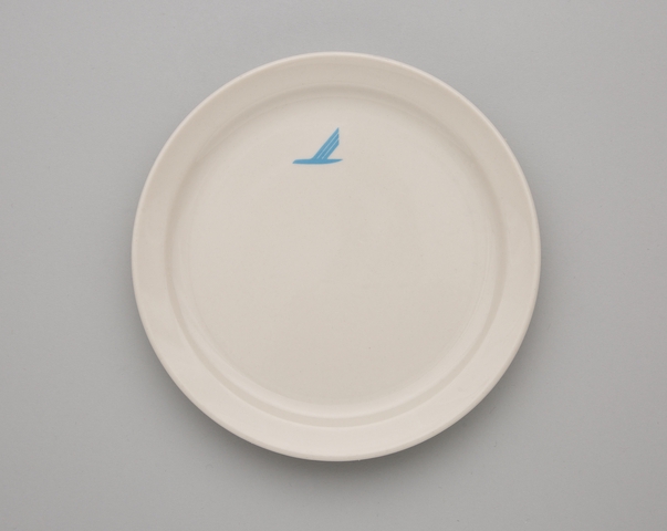 Entree plate: Piedmont Airlines, first class