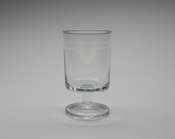 Wine glass: Western Airlines