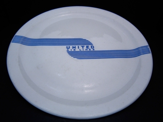 Image: entree plate: United Air Lines