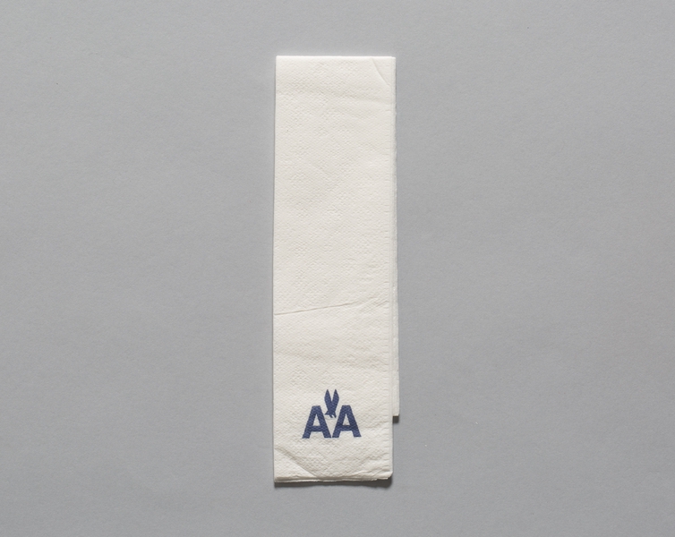 Image: paper napkin: American Airlines