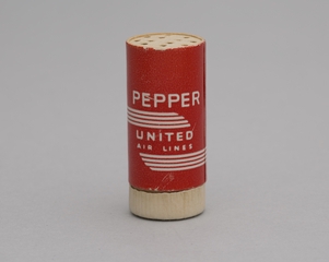Image: pepper shaker: United Air Lines