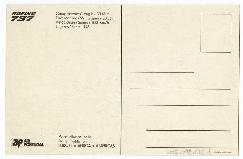 Image: flight information packet: TAP Air Portugal