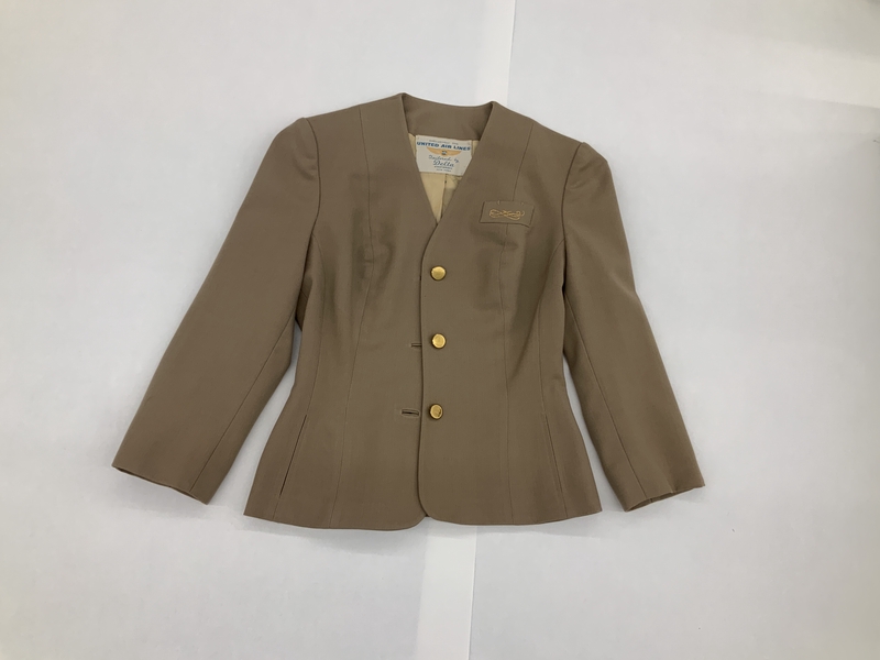 Image: stewardess jacket: United Air Lines, winter