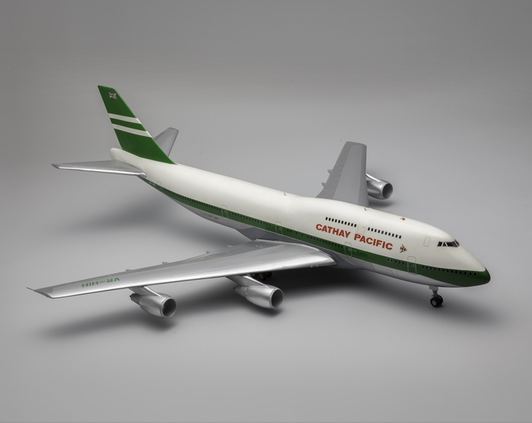 Image: model airplane: Cathay Pacific Airways, Boeing 747-300