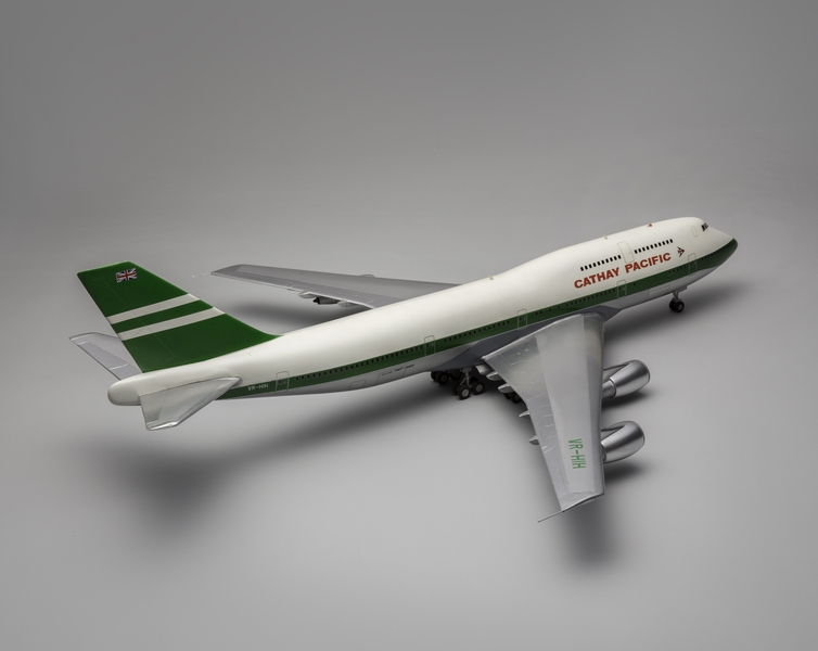 Image: model airplane: Cathay Pacific Airways, Boeing 747-300