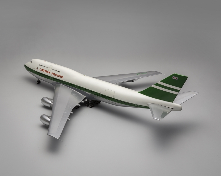 Image: model airplane: Cathay Pacific Airways, Boeing 747-300