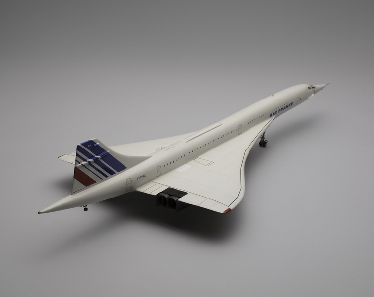 Image: model airplane: Air France, Concorde SST