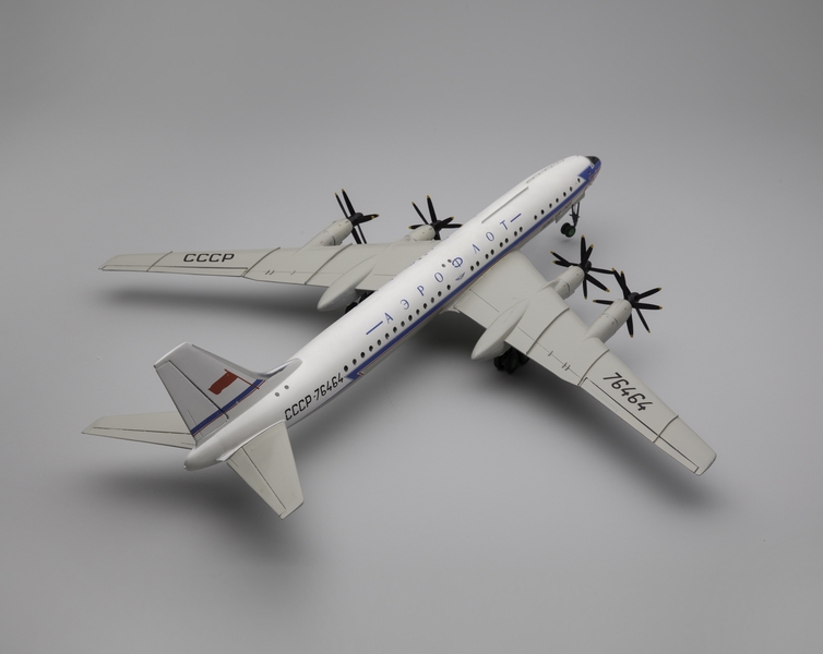 Image: model airplane: Aeroflot Soviet Airlines, Tupolev Tu-114