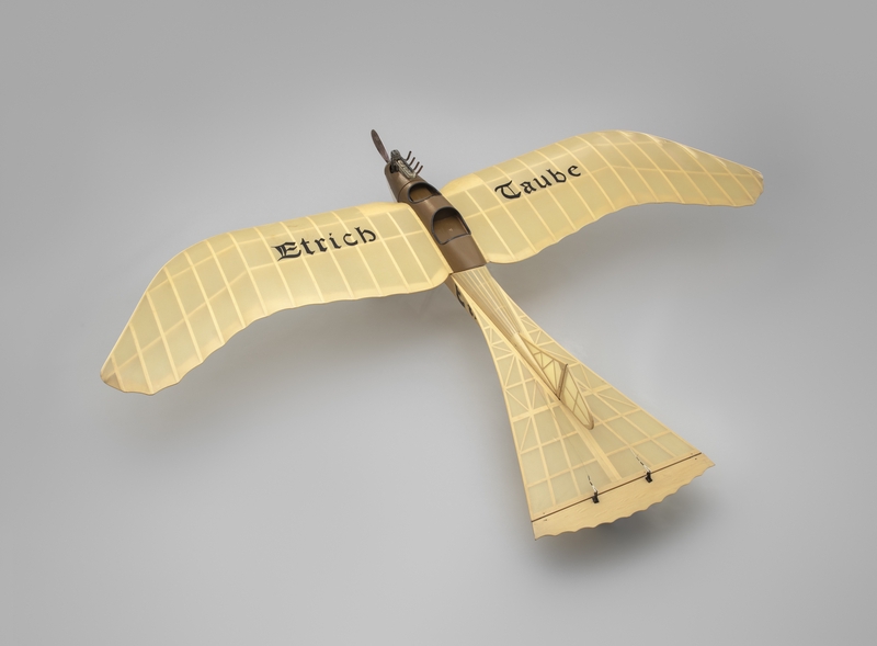 Image: flying model airplane: Etrich Taube (Dove)