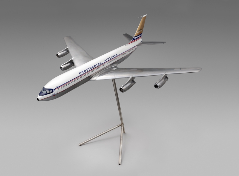 Image: model airplane: Continental Airlines, Boeing 707-124