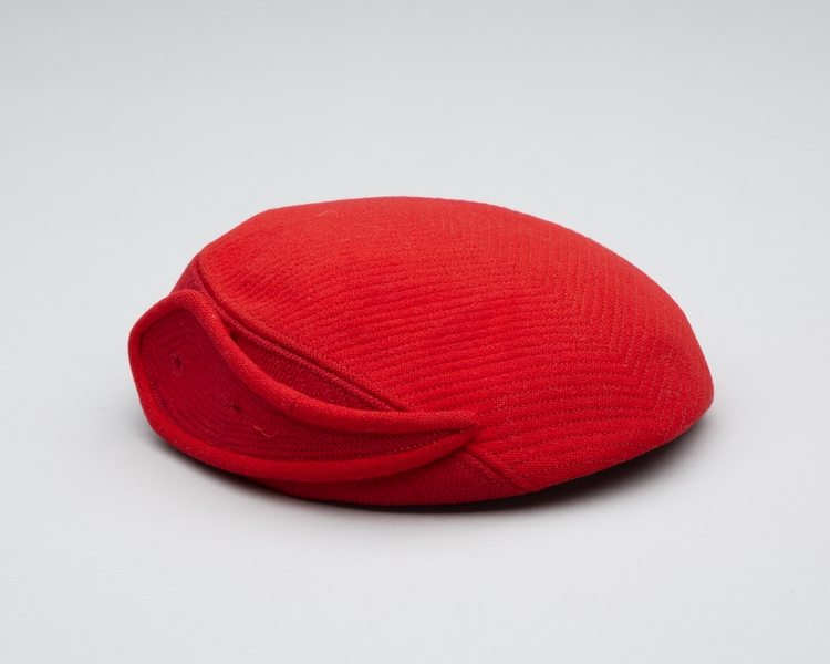 Image: stewardess hat: Western Airlines, winter