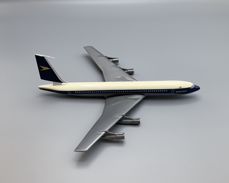 Image: model airplane: British Overseas Airways Corporation (BOAC), Boeing 707