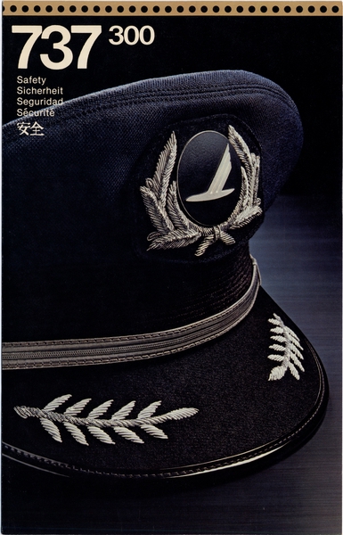 Image: safety information card: Piedmont Airlines, Boeing 737-300