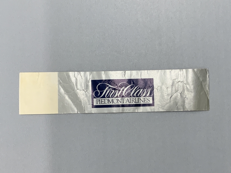 Image: napkin ring: Piedmont Airlines