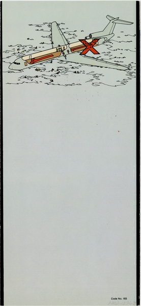 Image: safety information card: Wien, Boeing 727-200