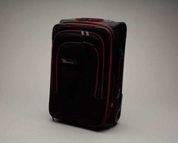 Image: flight crew suitcase: Virgin America