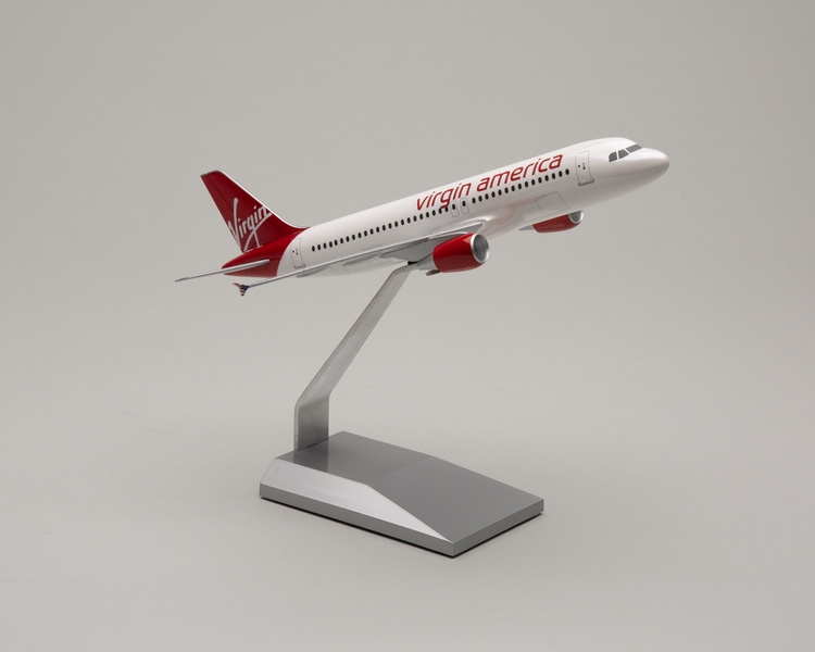 Image: model airplane: Virgin America, Airbus A320