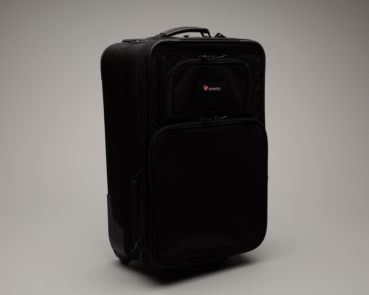 Image: flight crew suitcase: Virgin America