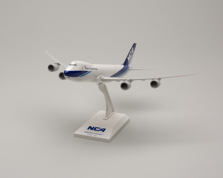 Image: model airplane: Nippon Cargo Airlines, Boeing 747-8F
