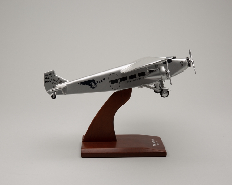 Image: model airplane: Pan American Airways System, Ford Tri-Motor, U.S. Mail