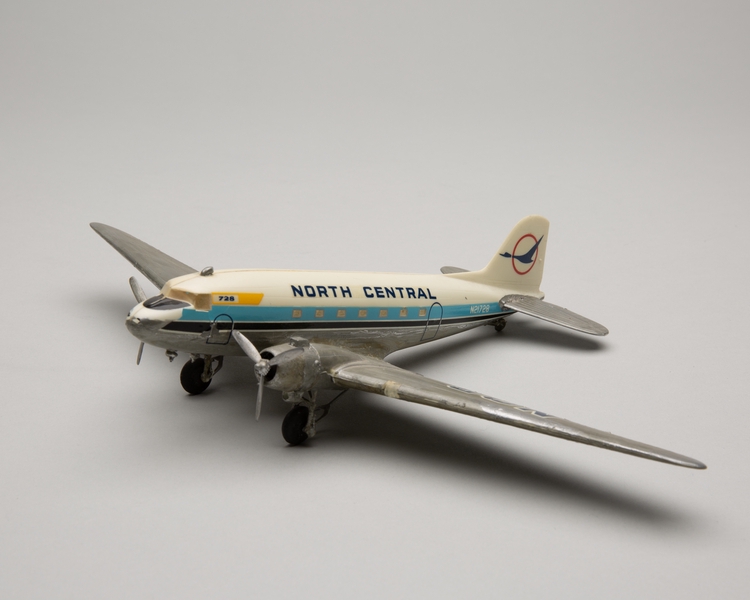 Image: model airplane: North Central Airlines, Douglas DC-3