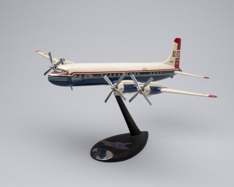 Image: model airplane: Douglas DC-7C