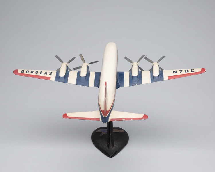Image: model airplane: Douglas DC-7C