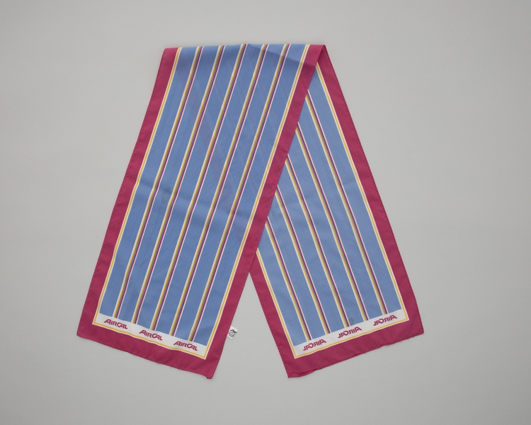 Image: flight attendant scarf: AirCal