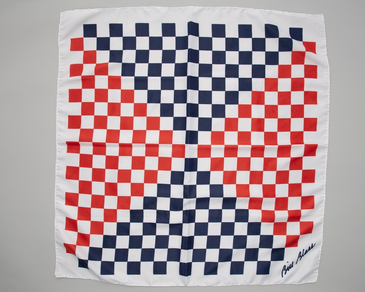 Image: flight attendant scarf: American Airlines