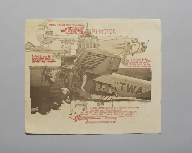 Image: meal tray: TWA (Trans World Airlines)