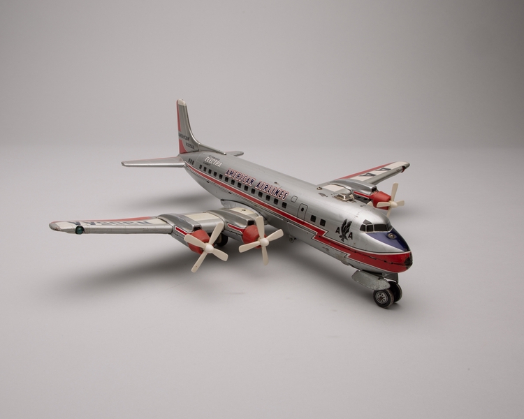Image: toy airplane: American Airlines, Lockheed 188 Electra II
