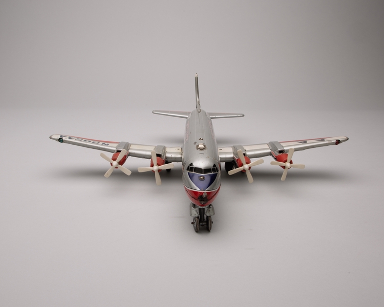 Image: toy airplane: American Airlines, Lockheed 188 Electra II