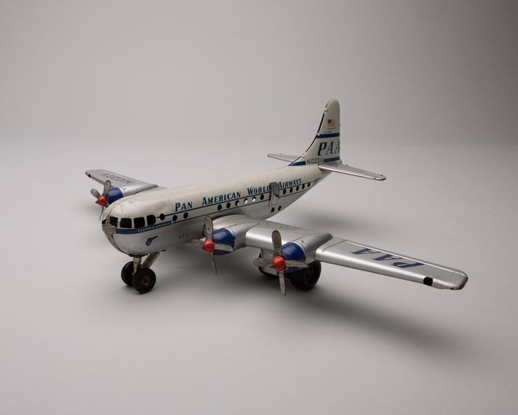 Image: toy airplane: Pan American World Airways, Boeing 377 Stratocruiser
